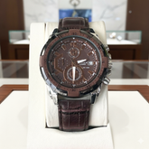 EDFCE BASIC LEATHER WATCH